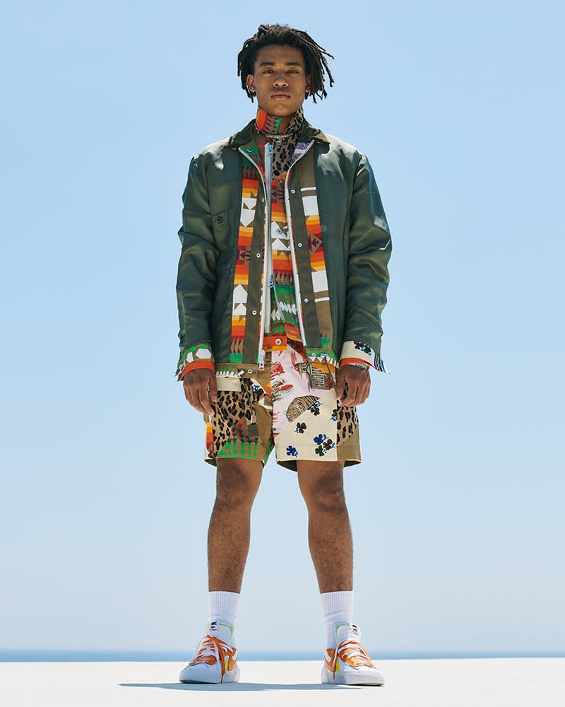 nike sacai blazer low outfit